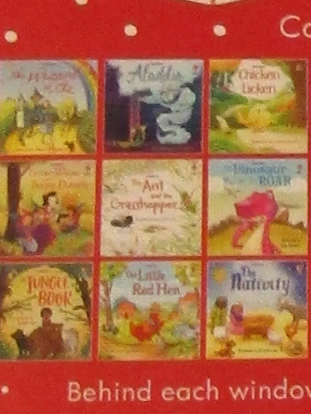 Near Mint Miniature Lot 24 PB Classic Fairy Tale Books USBORNE ADVENT CALENDAR